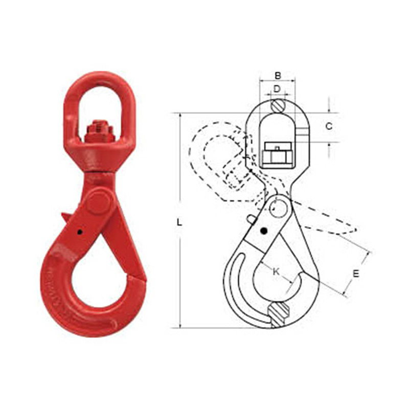 G80 Swivel Self-locking Hook