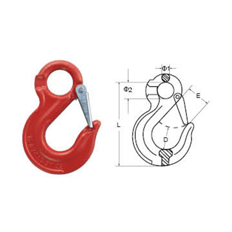 G80 Eye Sling Hook With Latch