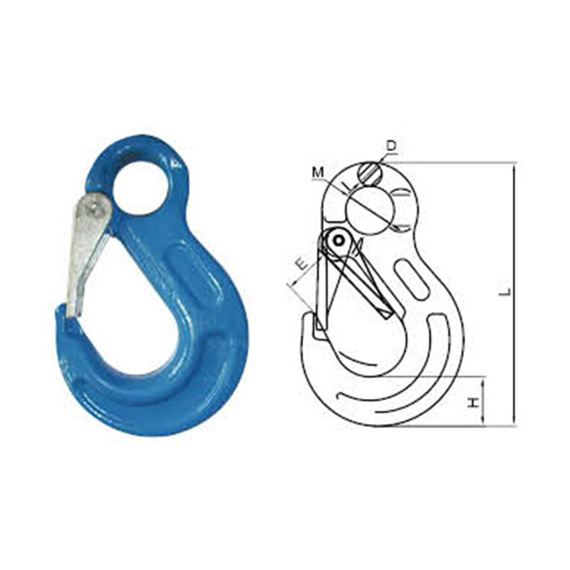 G100 Eye Sling Hook With Cast Latch