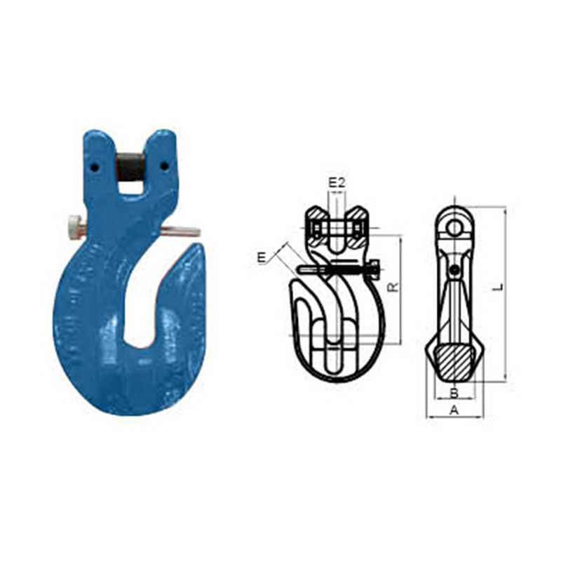 G100 Special Clevis Grab Hook With Safety Pin