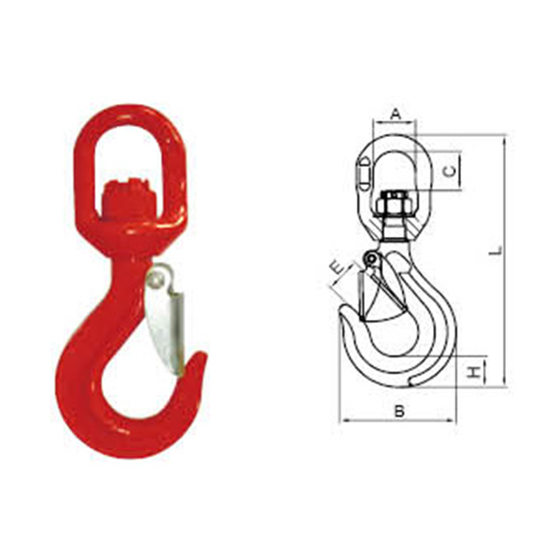 G80 Swivel Hook With Latch