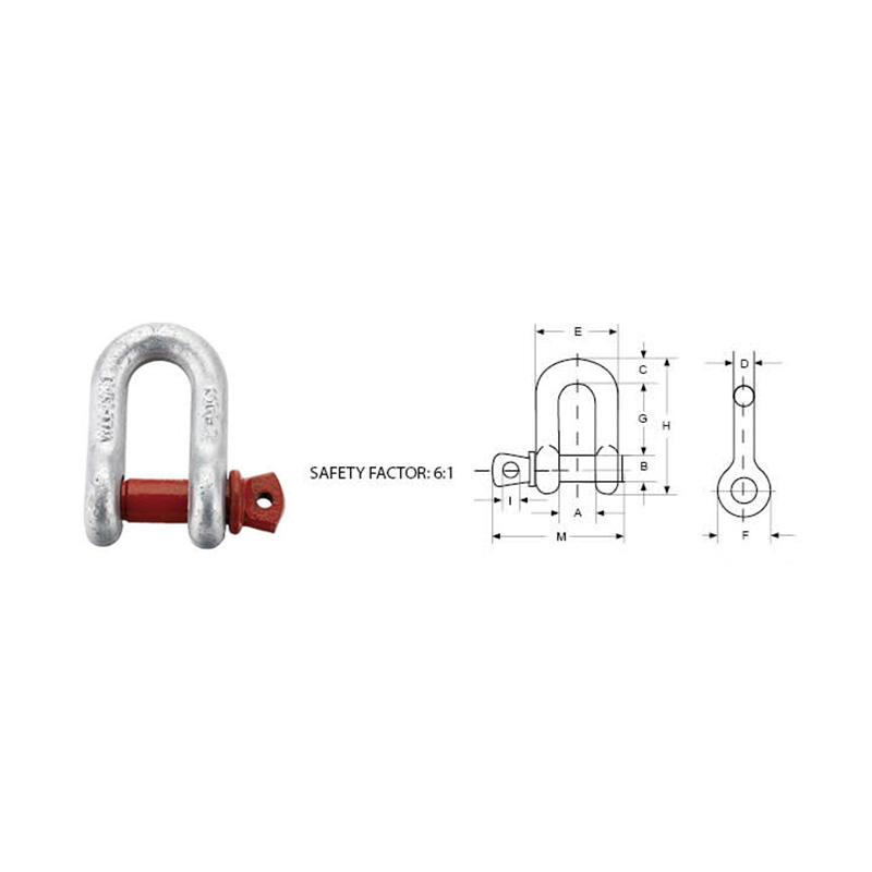 US Type High Tensile Forged Shackle G210