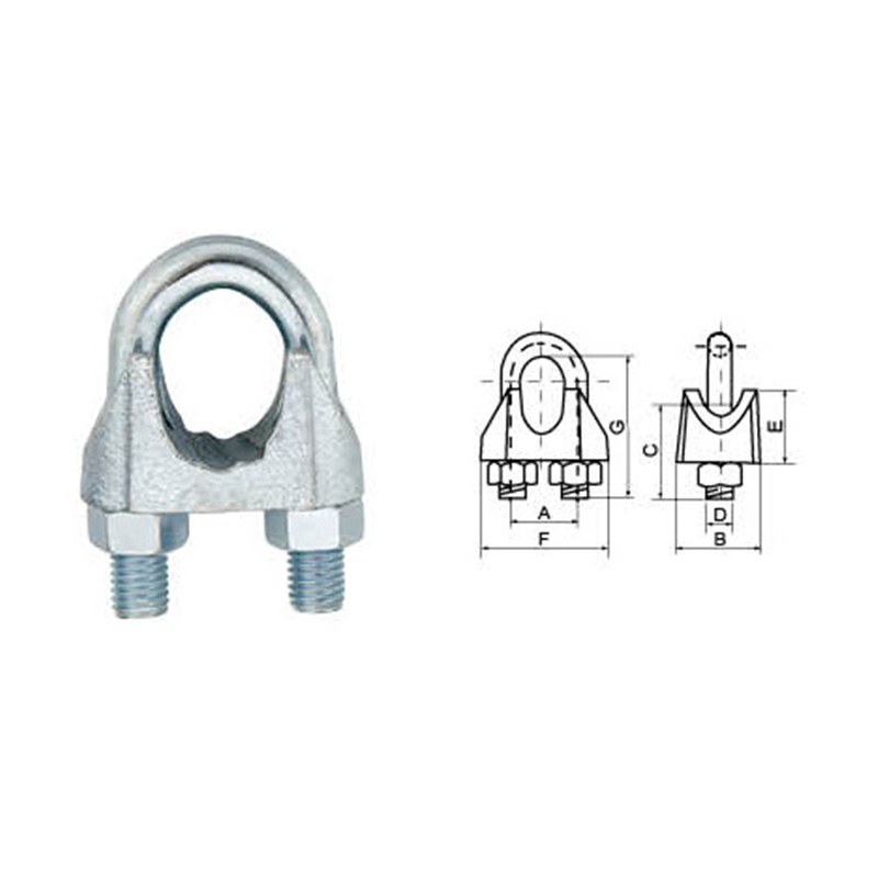 Galv. Malleable Wire Rope Clip Type B