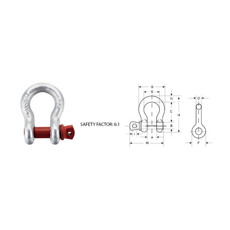 US Type High Tensile Forged Shackle G209